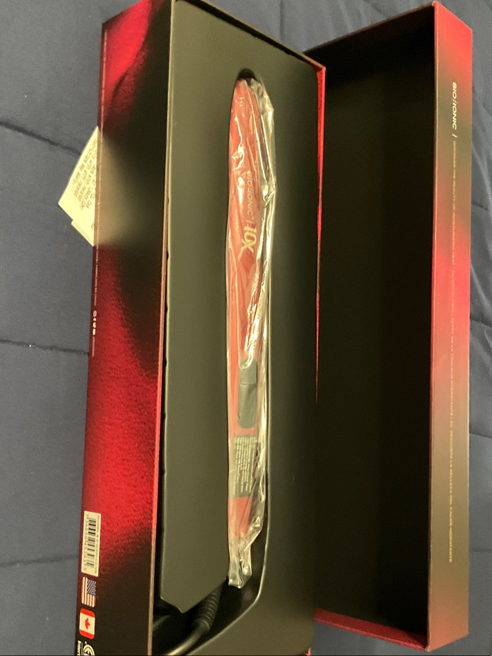 10X Red Ceramic Flat Iron Hair Straightener - Sleek Styling